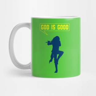 Christian flute player man Mug